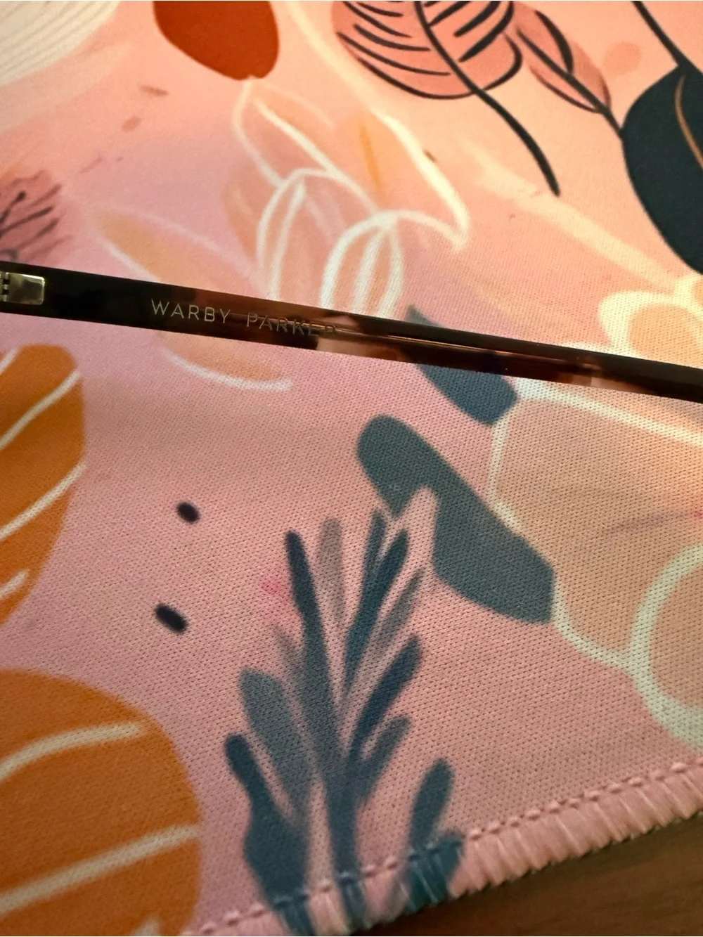 NWOT Warby Parker Esme Sesame Tortoise Narrow Blue Light Glasses